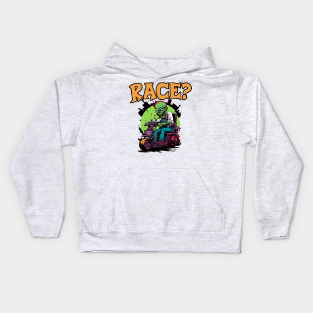 Race? Kids Hoodie by pxdg